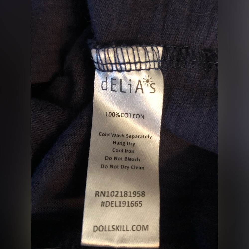 dELiA*s by Dolls Kill The Real Deal oversized ringer tee - Picture 7 of 7